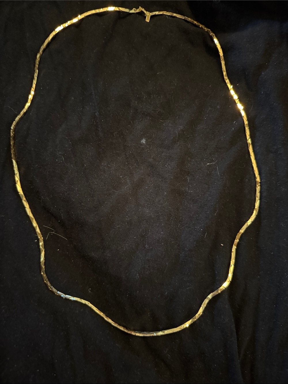 Anne Klein Gold-Tone Wavy Chain Necklace - Elegant Women's Jewelry